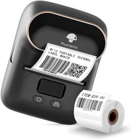 img 4 attached to 🏷️ Phomemo M110 Bluetooth Label Maker Machine: Portable Wireless Label Printer for iPhone & Android - Ideal Barcode QR Code Sticker Printer for Small Business with Handheld Design & Different Fonts