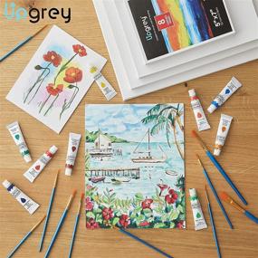 img 1 attached to UPGREY Painting Canvases Acrylic Watercolor Painting, Drawing & Art Supplies