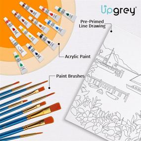 img 2 attached to UPGREY Painting Canvases Acrylic Watercolor Painting, Drawing & Art Supplies