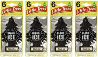 24-pack of little tree black ice air freshener logo