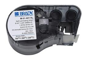 img 4 attached to Самоламинирующиеся виниловые этикетки Brady M 51 427