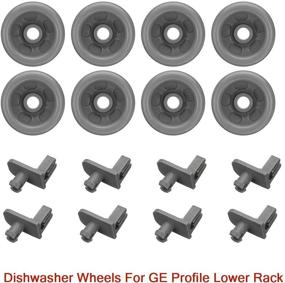 img 3 attached to 🔧 MAYITOP Dishwasher Roller Dishrack Wheel 8 Pack: Premium Replacement Kit for GE Profile Dishwashers - Compatible with Multiple Models - Easy Install (8 PCS)