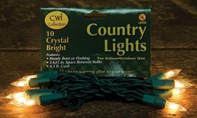 img 2 attached to 🎄 CWI Gifts Green 3-Piece Light Set - 20 Count