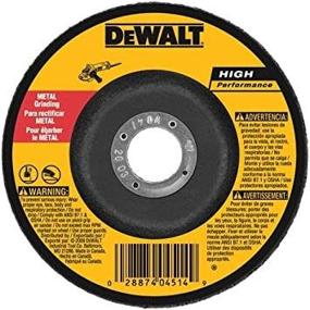 img 4 attached to ⚙️ DEWALT DW4624 General Purpose Metal Grinding Wheel - 6-inch by 1/4-inch - 1-Pack