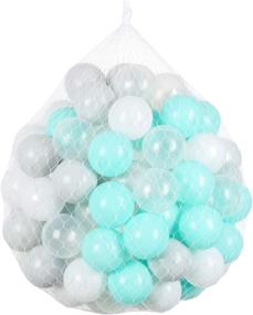 img 3 attached to 🏀 TRENDBOX Pack of Plastic Sports Balls - Ideal for Ball Pits & Outdoor Play + Accessories