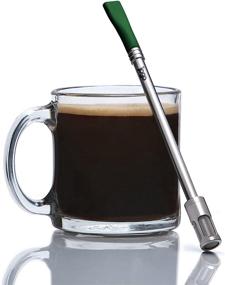 img 3 attached to JoGo - Forest Green Portable Coffee Brewing Straw: Innovative Single Serve Brewing System for Coffee and Tea (Patent Pending)