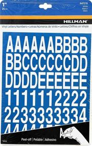 img 3 attached to The Hillman Group 847215 1-Inch White Die-Cut Letters/Numbers Kit: Organize with Precision!
