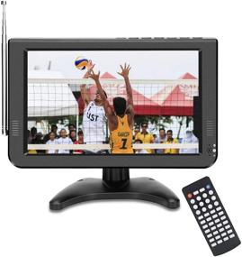 img 4 attached to 📺 10.6-inch Portable TV: Detachable Antenna, Built-in ATSC&amp;NTSC Digital Tuner/USB/TF Card Slot, AV/HDMI Port