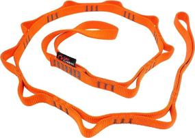 img 3 attached to 🧗 GM CLIMBING 16mm Nylon Daisy Chain Sling - 22kN, 120cm, CE UIAA Certified - Leading Aid Climb, Ascender Rigging, Hammock Suspension - 48in