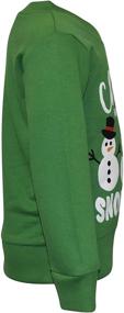 img 2 attached to 🎄 Chillin Snowmies Christmas Boys' Sweaters – Unique Baby Clothing