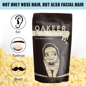 img 2 attached to 👃 Oakeer Nose Wax Kit - Effective Nose Hair Remover for Men and Women to Use at Home