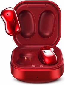 img 4 attached to UrbanX Street Buds Live - True Wireless Earbuds W/Hands Free Controls (Wireless Charging Case Included) - Red