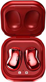 img 3 attached to UrbanX Street Buds Live - True Wireless Earbuds W/Hands Free Controls (Wireless Charging Case Included) - Red