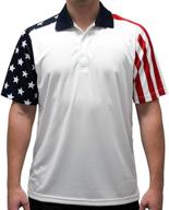 mens stars stripes polo t shirt logo