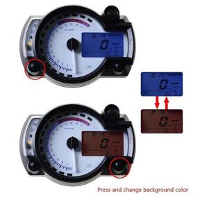 img 1 attached to Universal Odometer Speedometer Tachometer Motorcycle