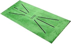 img 1 attached to 🏌️ Nymph Code Golf Training Mat: Enhance Swing Detection & Batting Skills with Portable Hitting Mats for Indoor Use - Ideal Golf Training Aid for Home/Office/Outdoor