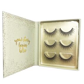 img 2 attached to The Book of Lashes: Volume 1 - Reusable Faux Eyelashes - Cruelty Free - 3 Pairs