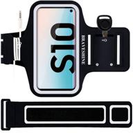 📱 highly rated braveshine water resistant armband for iphone - the best workout phone holder for iphone 11 12 pro max, xr, xs max, x, 8, 7, 6, se 2020 - fits screens up to 6.7 inch logo