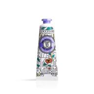 l'occitane limited edition omy shea butter ultra light whipped hand cream in violet fragrance, 1 oz. logo