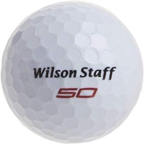 img 3 attached to 🏌️ Wilson Golf Staff Fifty Elite Golf Balls: Premium Quality Dozen Slide Pack in White - WGWP17002