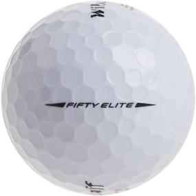 img 1 attached to 🏌️ Wilson Golf Staff Fifty Elite Golf Balls: Premium Quality Dozen Slide Pack in White - WGWP17002