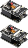 📷 2pcs esp32-cam-mb - aideepen wifi bluetooth board with ov2640 2mp camera module, esp32-cam-mb micro usb to serial port ch340g, dual mode for arduino logo