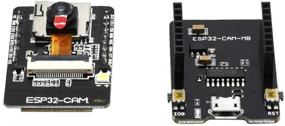 img 3 attached to 📷 2PCS ESP32-CAM-MB - Aideepen WiFi Bluetooth плата с модулем камеры OV2640 2 МП, ESP32-CAM-MB Micro USB в последовательный порт CH340G, двойной режим для Arduino