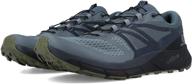 👟 salomon sense stormy weather ebony men's athletic shoes: weather-ready performance логотип