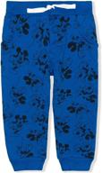 🌟 adventure-ready disney mickey drawstring elastic sweatpants for boys - comfy pants for everyday fun! logo