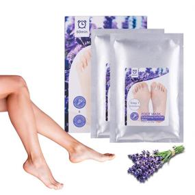 img 4 attached to Exfoliating Booties Calluses Moisturizing Smooth