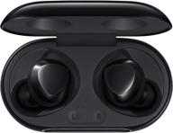 🎧 samsung galaxy buds+ плюс 2020-11+ часовой расширенный аккумулятор и тройной микрофон (в комплекте беспроводное зарядное устройство) международная версия r175n - cosmic black bundle: buds + быстрая беспроводная зарядная панель логотип