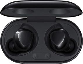 img 4 attached to 🎧 Samsung Galaxy Buds+ Плюс 2020-11+ Часовой Расширенный Аккумулятор и Тройной Микрофон (В комплекте беспроводное зарядное устройство) Международная версия R175N - Cosmic Black Bundle: Buds + Быстрая беспроводная зарядная панель