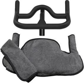 img 3 attached to 🚴 SMBCYCLE Peloton Bike Handlebar Cover and Sweat-Protective Towel Combo: Enhanced Spin Workout Experience