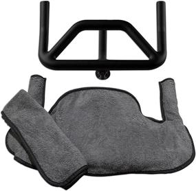 img 2 attached to 🚴 SMBCYCLE Peloton Bike Handlebar Cover and Sweat-Protective Towel Combo: Enhanced Spin Workout Experience