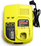 🔌 lilocaja p117 18v one+ dual chemistry charger: replacement for ryobi 12v-18v max battery charger p118 логотип