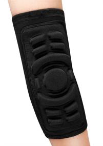 img 3 attached to Premium Compression Elbow Brace Support with Crashproof Padding - Ideal for Sports, Fitness, Volleyball, Basketball Arm Protection