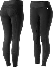 img 4 attached to Horze Active Womens Silicone Tights Sports & Fitness and Team Sports