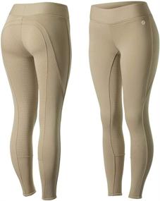 img 2 attached to Horze Active Womens Silicone Tights Sports & Fitness and Team Sports