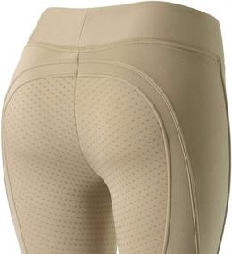 img 3 attached to Horze Active Womens Silicone Tights Sports & Fitness and Team Sports
