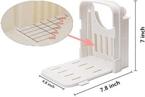 img 3 attached to Efficient HYAM Bread Slicer: Adjustable Cutter for Perfect Slices, Foldable Toast Slicing Machine with 5 Thicknesses