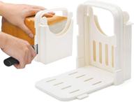 efficient hyam bread slicer: adjustable cutter for perfect slices, foldable toast slicing machine with 5 thicknesses logo