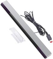 🎮 wii sensor bar: wired infrared ray sensor bar for nintendo wii and wii u console - replacement option logo