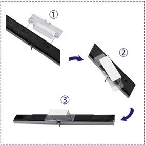 img 1 attached to 🎮 Wii Sensor Bar: Wired Infrared Ray Sensor Bar for Nintendo Wii and Wii U Console - Replacement Option