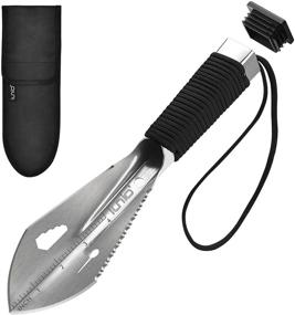 img 4 attached to 🏕️ iunio Hiking Trowel with Carrying Pouch - Ultralight Multitool for Camping, Backpacking, Gardening, Outdoor Survival