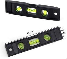 img 3 attached to 📏 6-Inch Magnetic Torpedo Level, 2-Pack for Precise Measurements