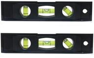 📏 6-inch magnetic torpedo level, 2-pack for precise measurements logo