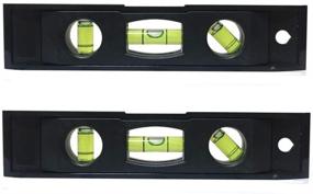 img 4 attached to 📏 6-Inch Magnetic Torpedo Level, 2-Pack for Precise Measurements