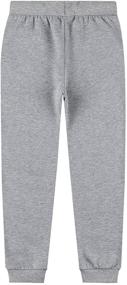 img 3 attached to SPACE VENTURE: Premium Brushed Sweatpants for Active Girls