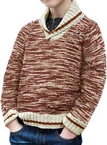 img 4 attached to Stylish Boyoo Knitted Long Sweater for Boys' Clothing at Sweaters