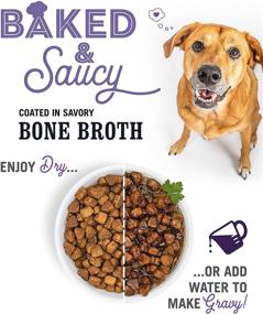 img 3 attached to 🐕 Baked and Saucy Gravy-Coated Kibble by 'I Love You' - Grain-Free Dry Dog Food with Prebiotics and Probiotics. Suitable for Large and Small Dogs in a Variety of Flavors.